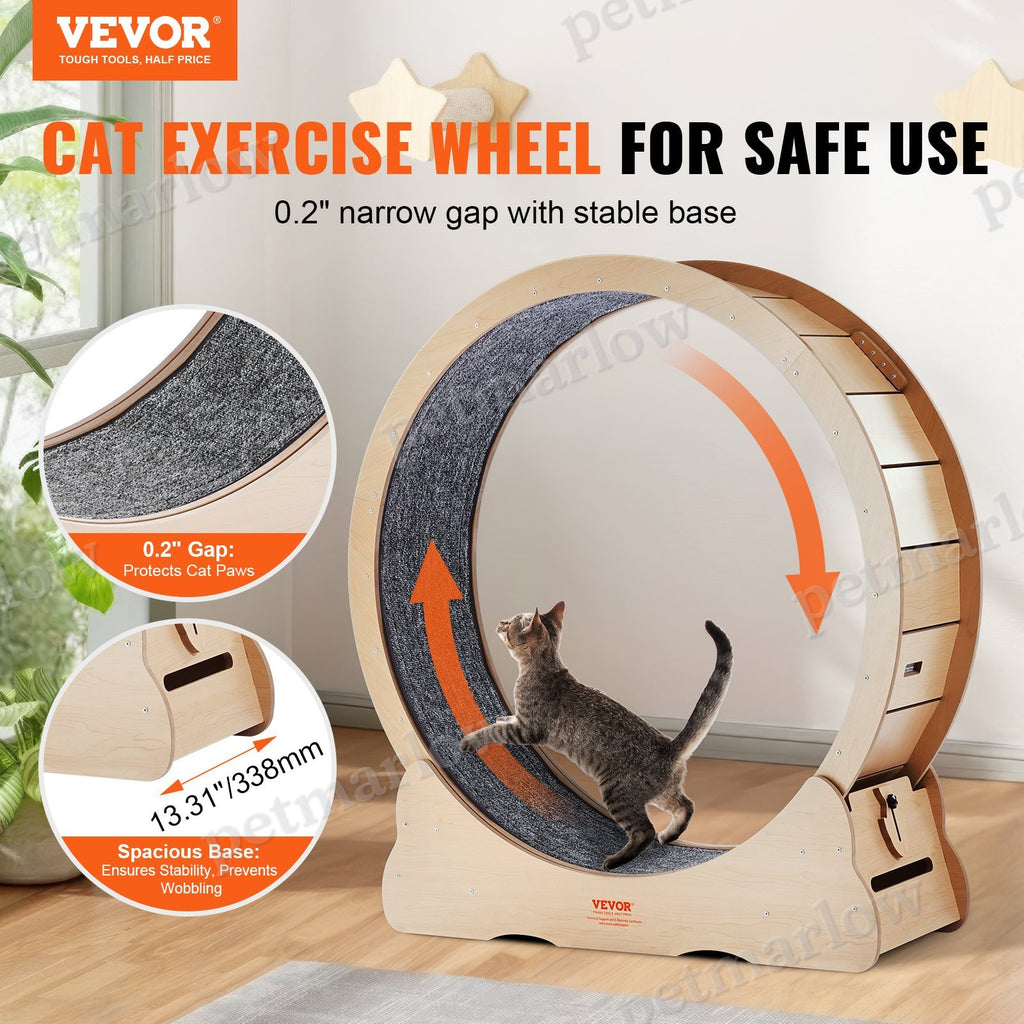 Cat Exercise Wheel for Indoor Cats – 43.3" Large Treadmill – view 4