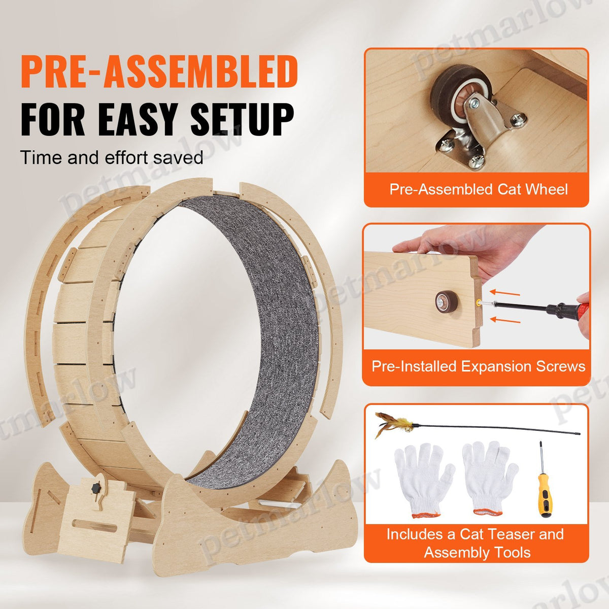 Large Cat Exercise Wheel for Indoor Use – view 5