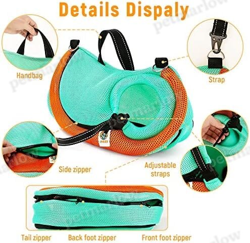 Cat Grooming Bag Adjustable Cat Bathing Bag Anti Scratch Bite Restraint Bag – view 5