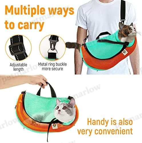 Cat Grooming Bag Adjustable Cat Bathing Bag Anti Scratch Bite Restraint Bag – view 6