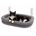 Cat Hammock Wool Mesh Double-Sided Window-Suspended Cat Bed – Gray / 55X40cm