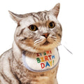 Cat Holiday Birthday Triangle Bib Scarf