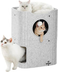 Cat House Indoor Felt Cat Bed With Scratch-Resistant Surface