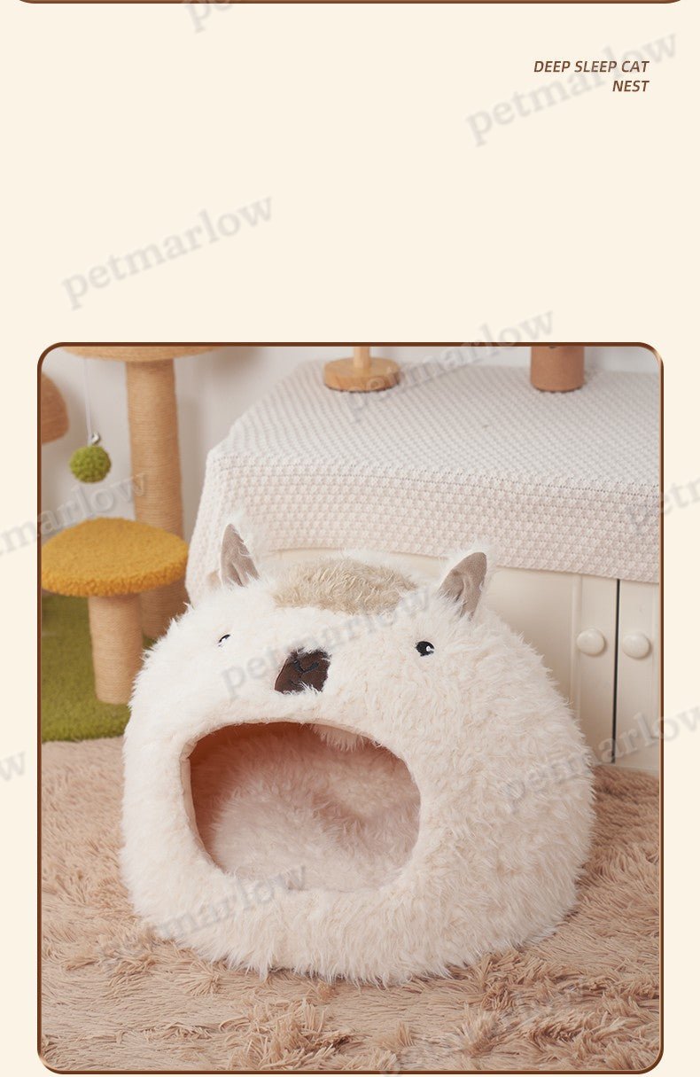 Cat Kennel Dog Kennel Pet Cushion Bed Cat Winter Warm Supplies – view 5