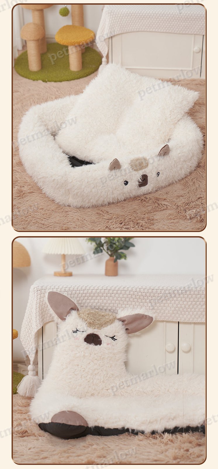 Cat Kennel Dog Kennel Pet Cushion Bed Cat Winter Warm Supplies – view 6