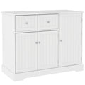 Cat Litter Box Enclosure with Storage and Anti-Tip Kit – White / 1125x530x190 mm