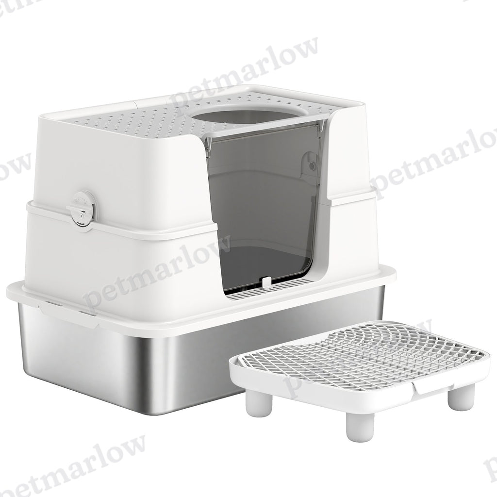 Cat Litter Box With Flip Top – view 3
