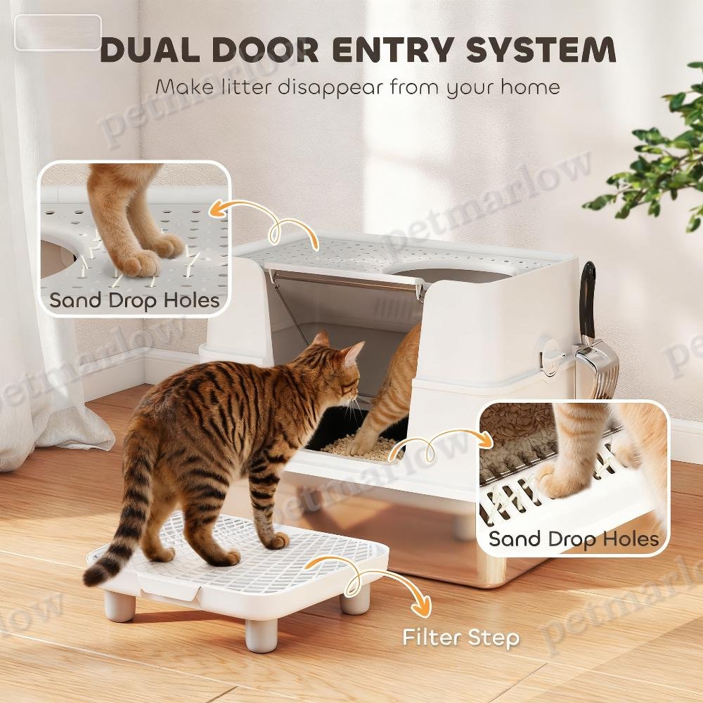 Cat Litter Box With Flip Top – view 5