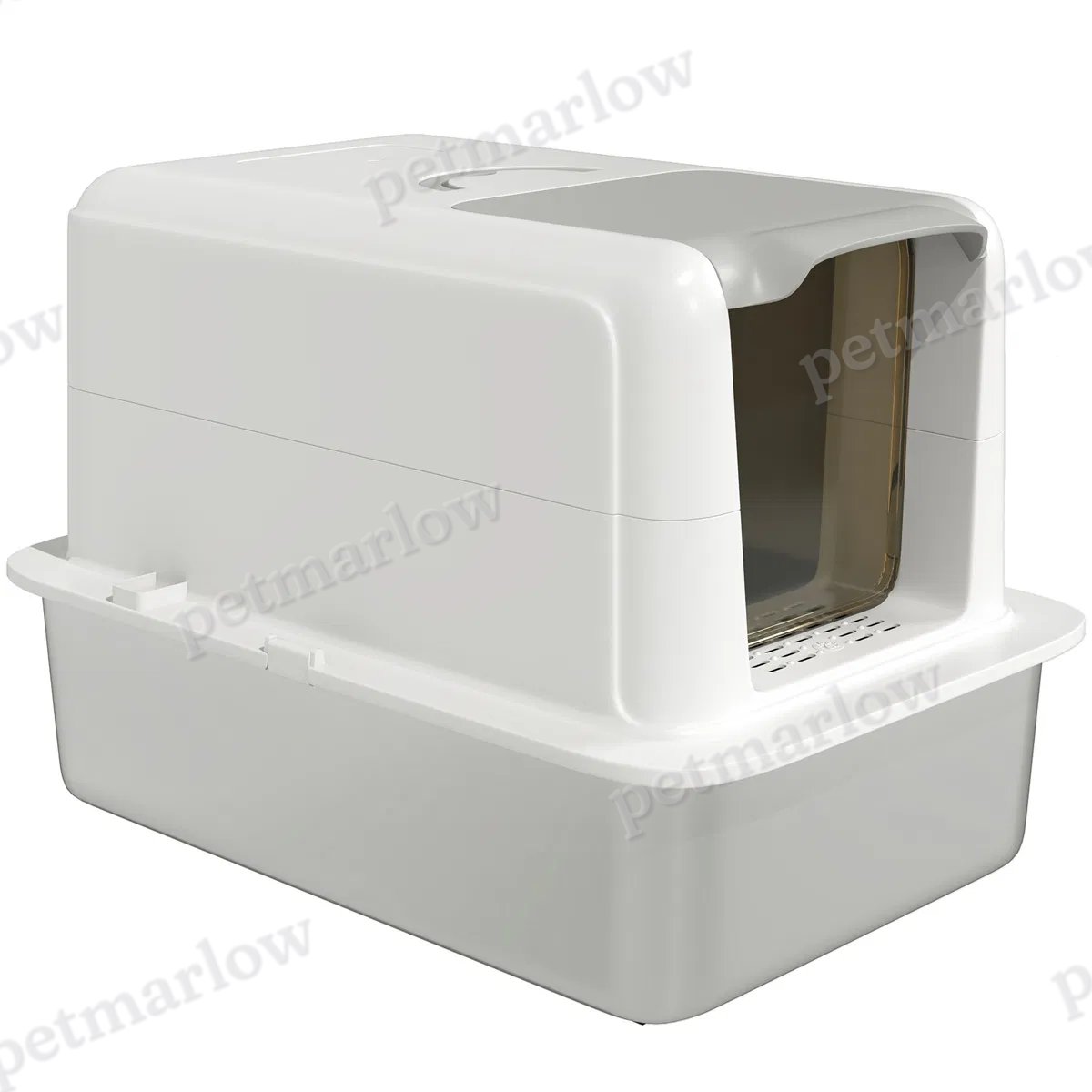 Cat Litter Box with Enclosed Design for Odor Control – view 5