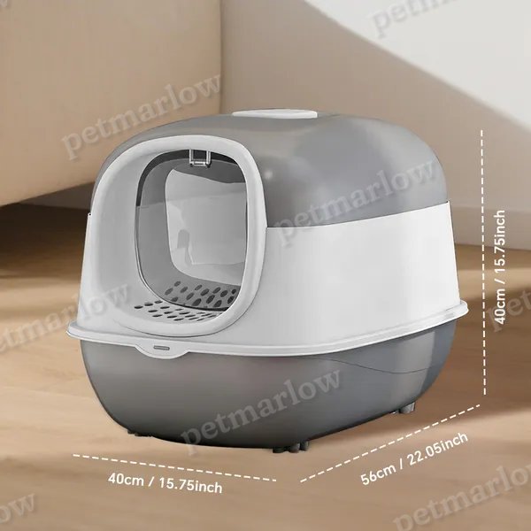 Cat Litter Box With Lid – view 3