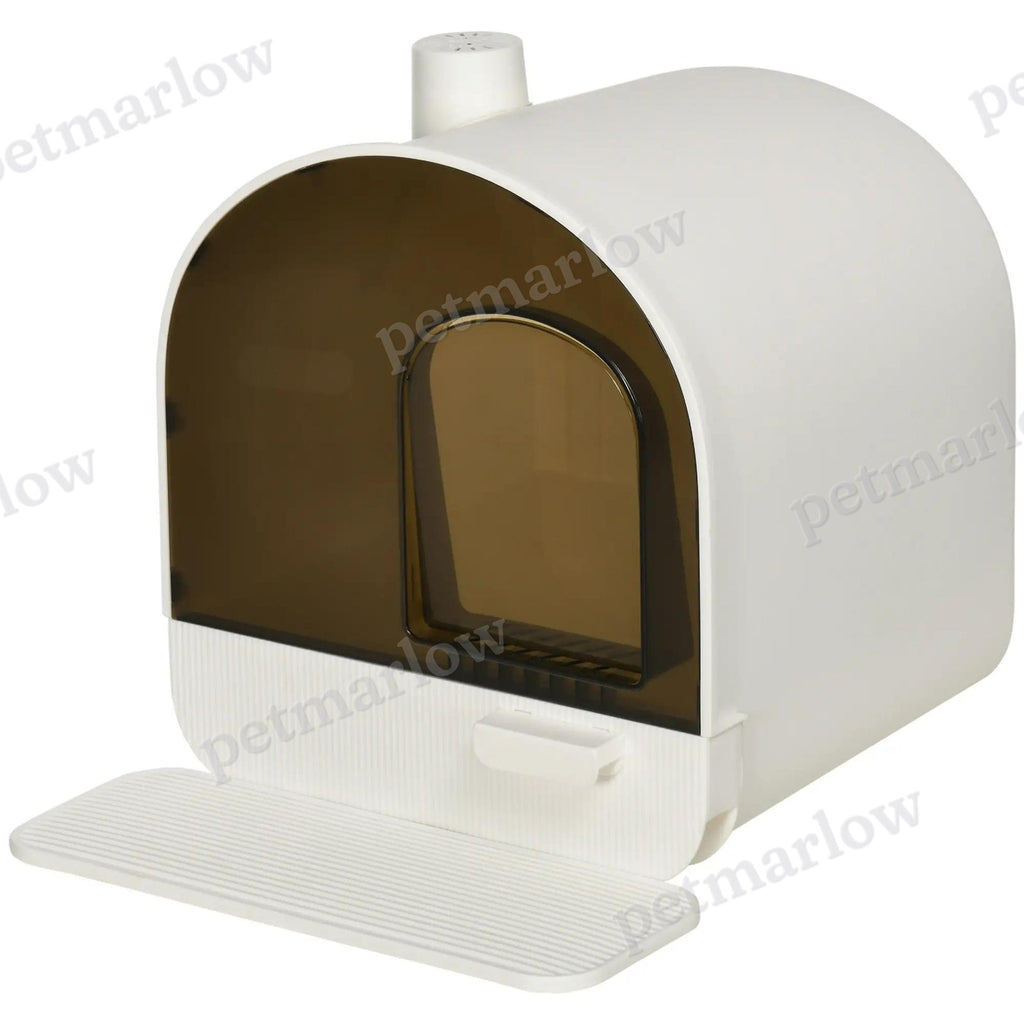 Cat Litter Box With Lid, Scoop, And Filter – view 6
