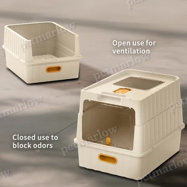 Cat Litter Box with Open Design for Easy Access – view 4