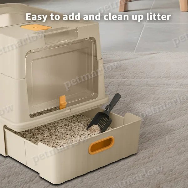Cat Litter Box with Open Design for Easy Access – view 6