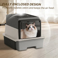 Cat Litter Box with Pull-Out Drawer for Easy Cleaning – 1pack