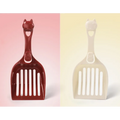 Cat Litter Scoop with Cat Head Design – Practical Scoop for Cat Litter – Red Wine