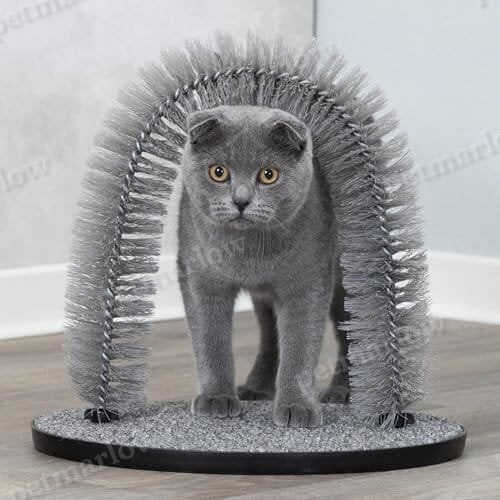 Cat Massager and Self Grooming Arch, Bristle Ring Brush – view 5