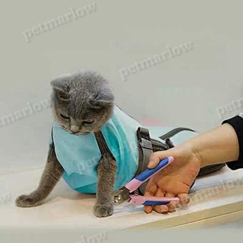 Cat Nail Clipping Cleaning Grooming Restraint Bag – view 3