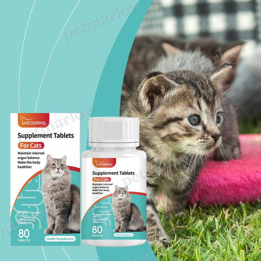 Cat Probiotic Supplement Tablets for Gut and Digestive Health – view 2