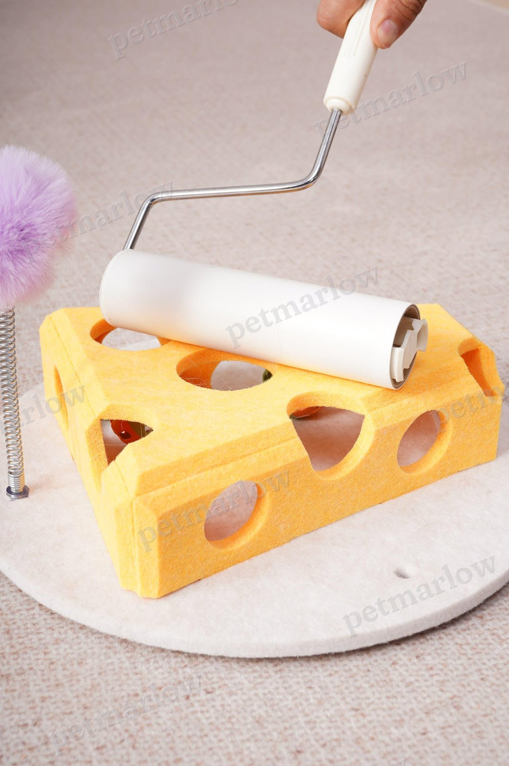 Cat Puzzle Toy With Ball And Spring-loaded Wand – view 5