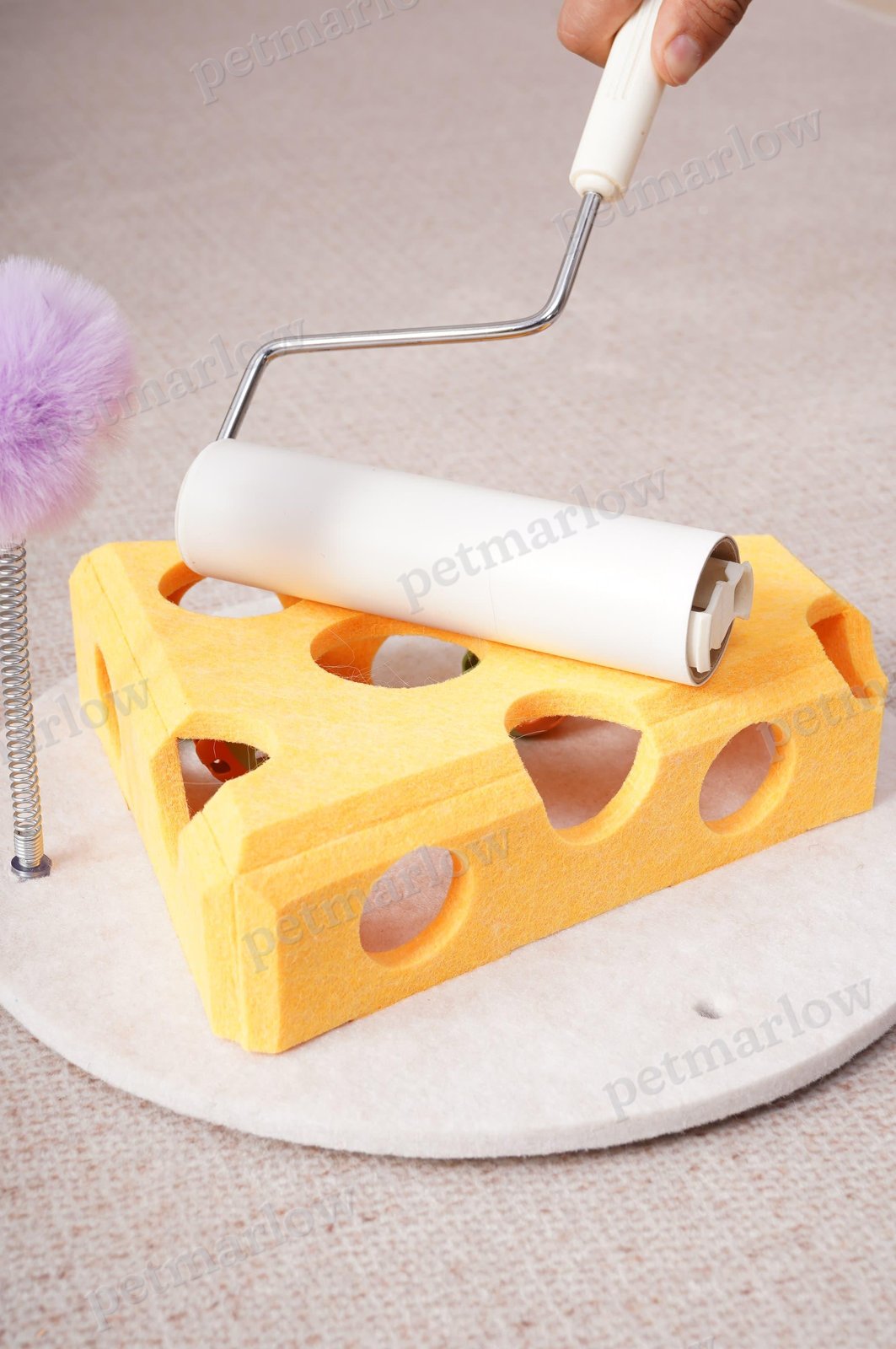 Cat Puzzle Toy With Ball And Spring-loaded Wand – view 5