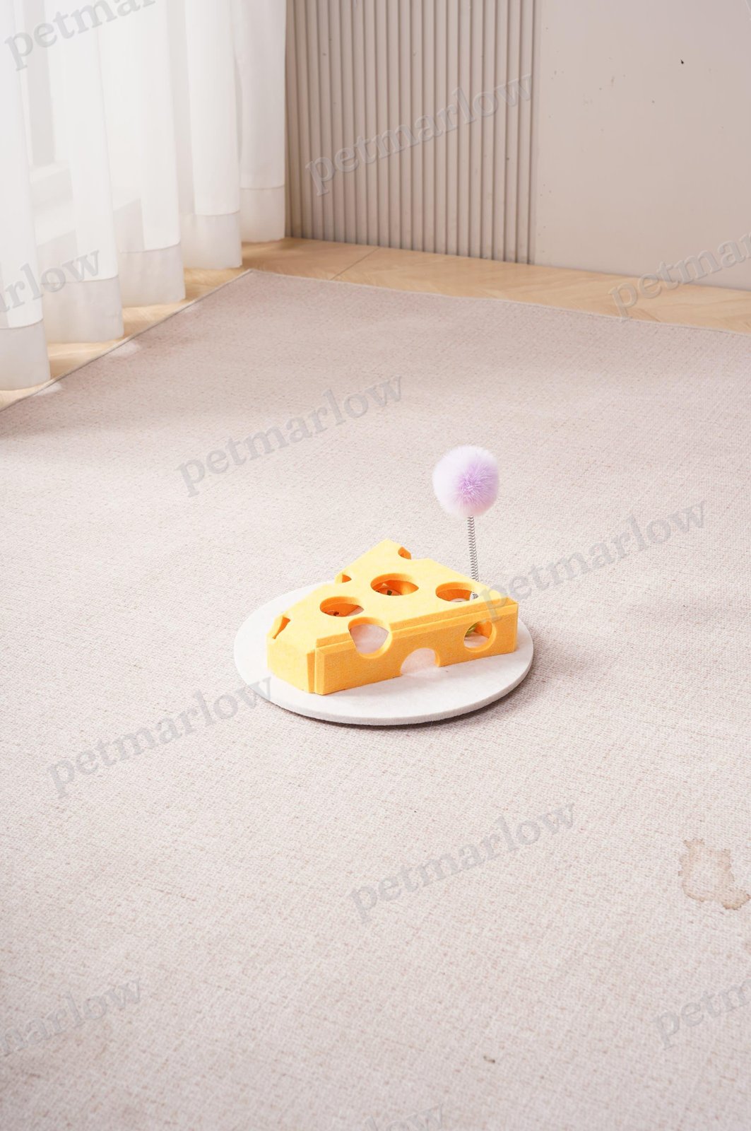 Cat Puzzle Toy With Ball And Spring-loaded Wand – view 6
