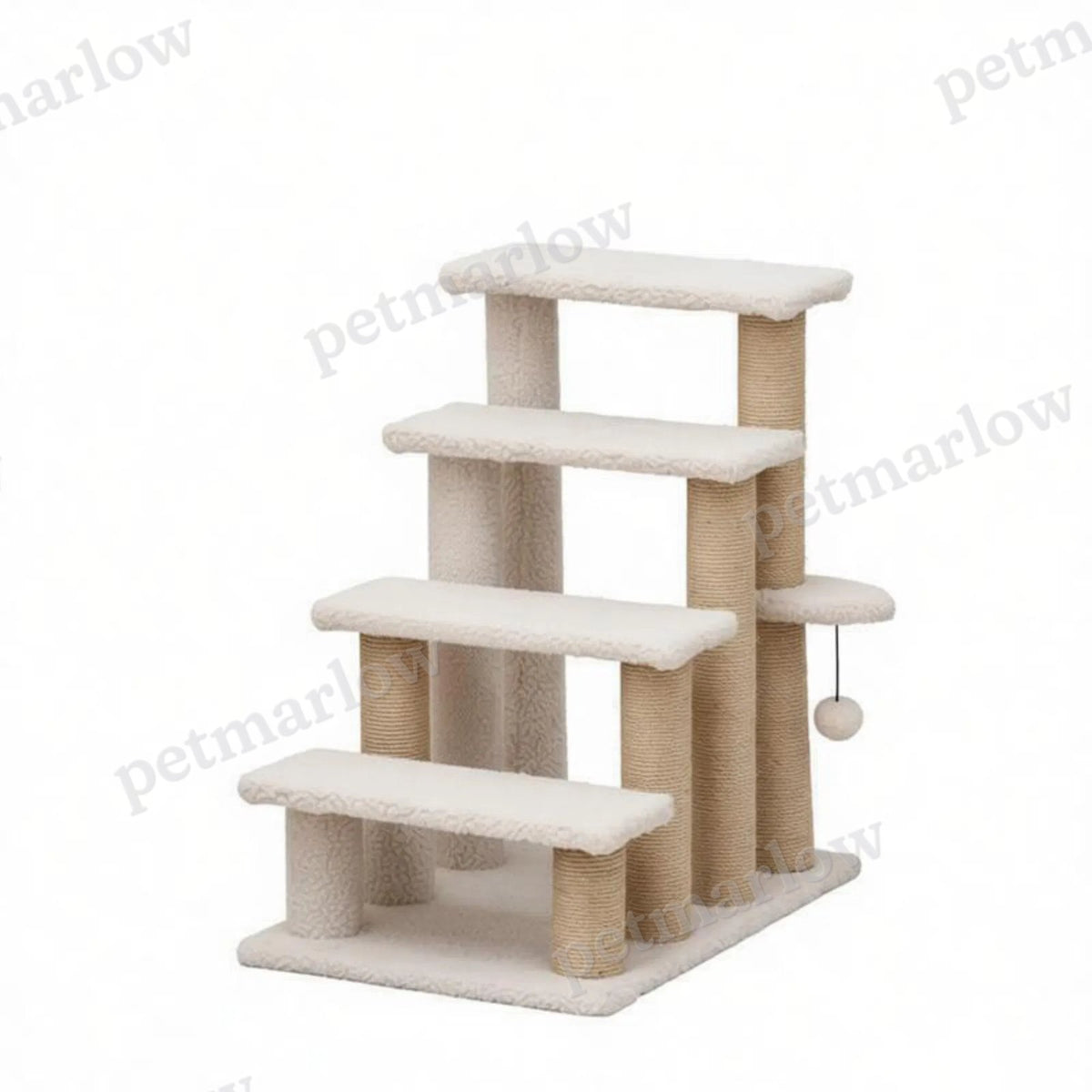 Cat Steps with Scratching Posts for Safe Climbing – view 4