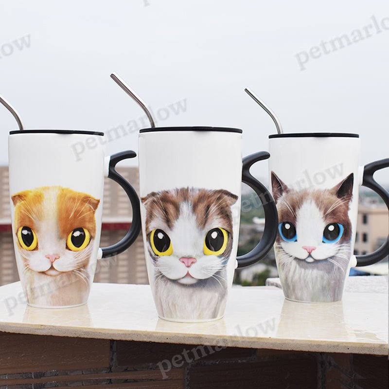 Cat-Themed Ceramic Mug – view 4