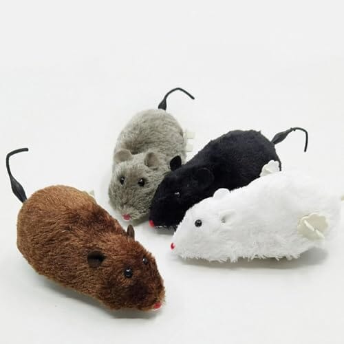 Cat Toy Realistic Mouse Shape Entertaining Toy – view 7