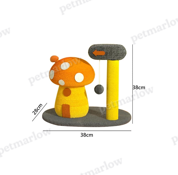 Cat Toys Bird or Mushroom-Shaped Cat Tree - Interactive Play Station for Cats – view 5