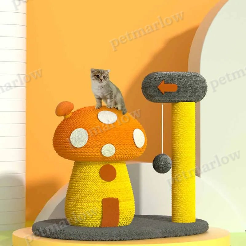 Cat Toys Bird or Mushroom-Shaped Cat Tree - Interactive Play Station for Cats – view 6