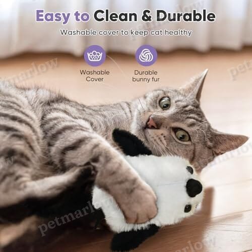 Cat Toys Flapping Bird with Catnip for Bored Indoor Adult Cat – view 4