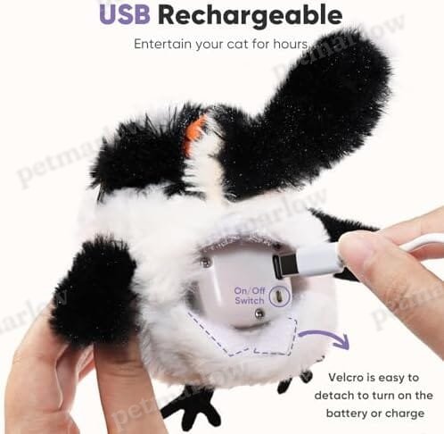 Cat Toys Flapping Bird with Catnip for Bored Indoor Adult Cat – view 5