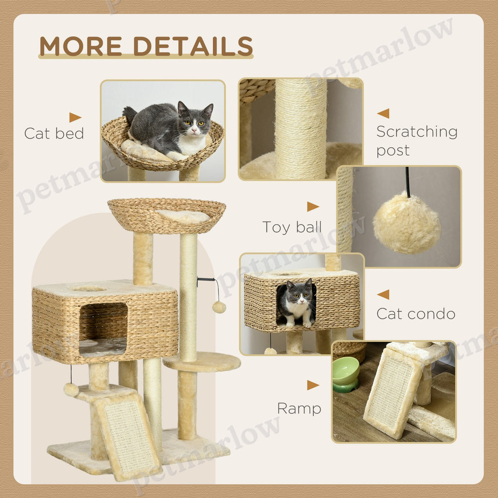 Indoor Cat Tree with Scratching Posts – view 4