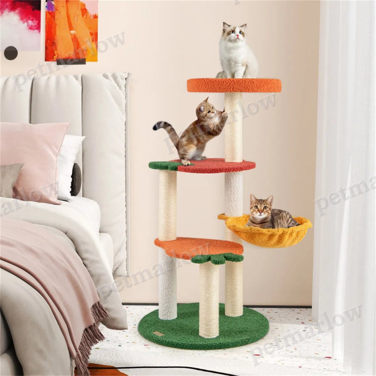 Cat Tree Pet Activity Center Cat Apartment – view 3
