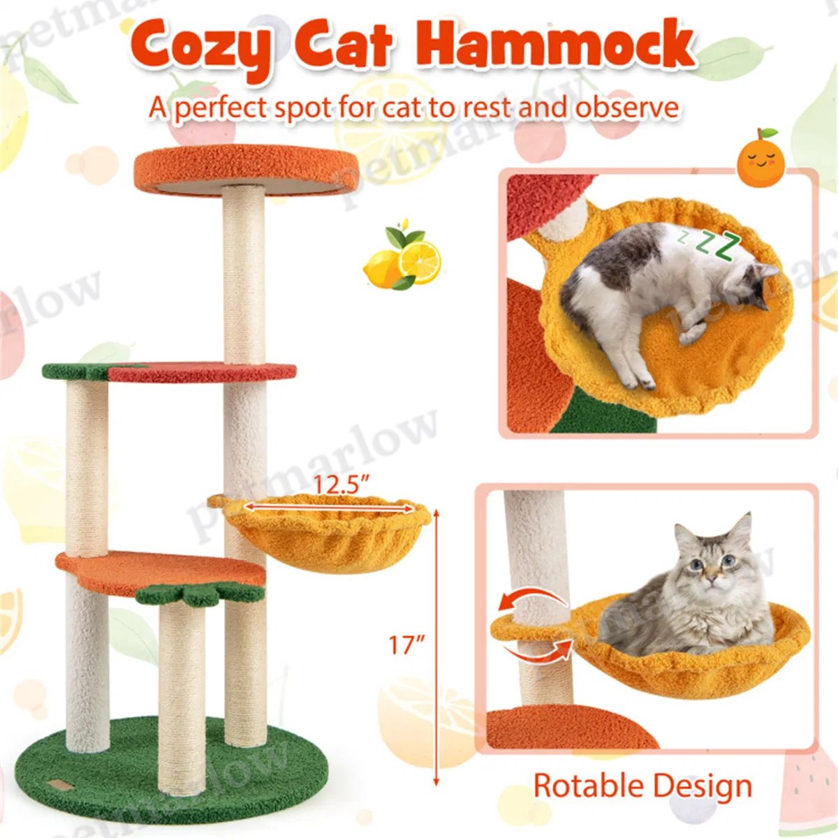 Cat Tree Pet Activity Center Cat Apartment – view 4