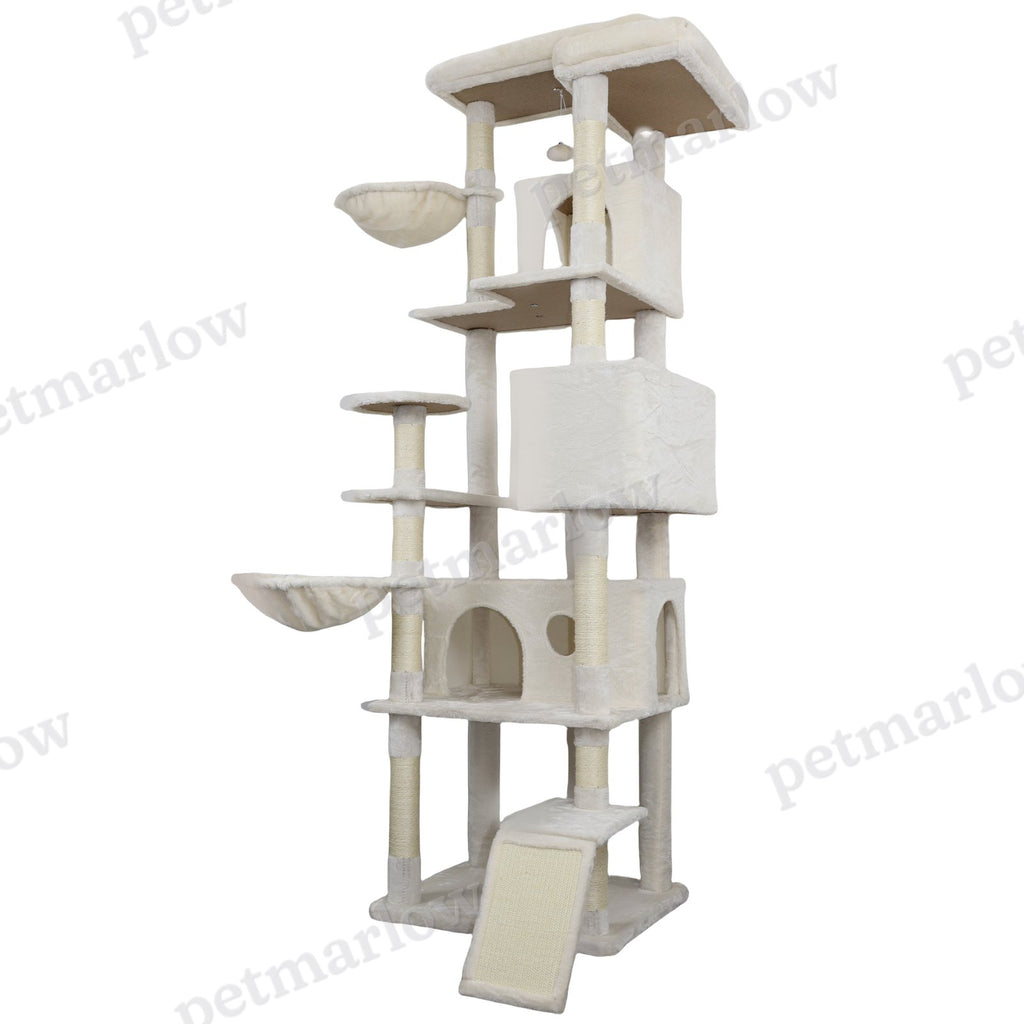 Cat Tree Tower with Large Condo and Hammock – view 6