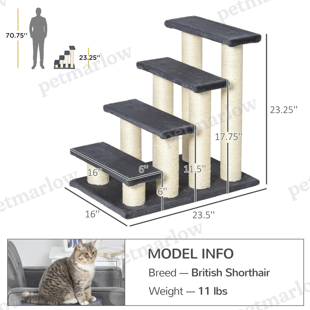 Cat Tree with Steps for Easy Climbing – view 3