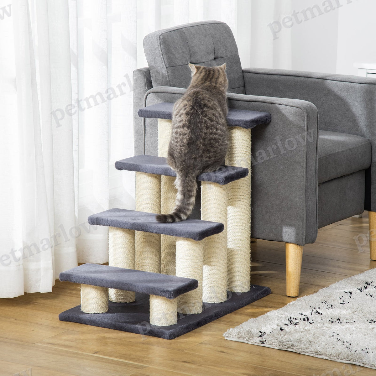 Cat Tree with Steps for Easy Climbing – view 6