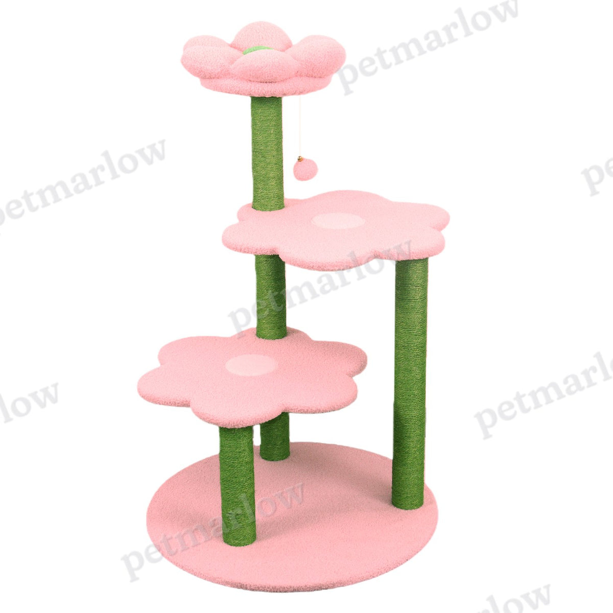 Cat Tree with Cozy Perch and Scratching Posts – view 3