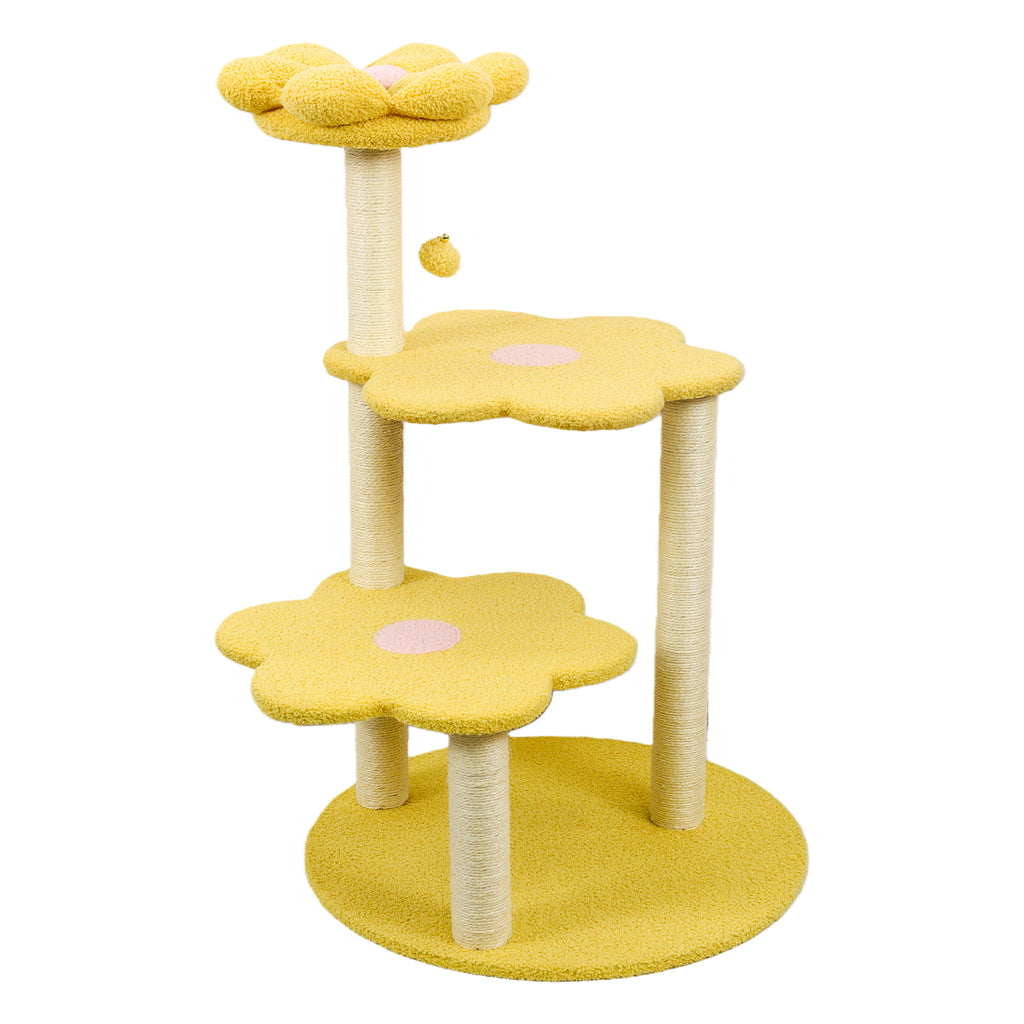 Cat Tree with Cozy Perch and Scratching Posts for Cats