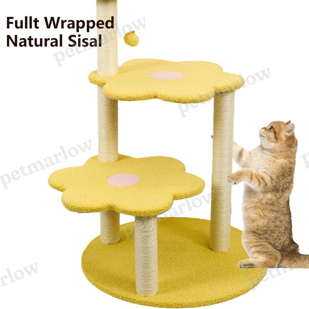 Cat Tree with Cozy Perch and Scratching Posts for Cats – view 4