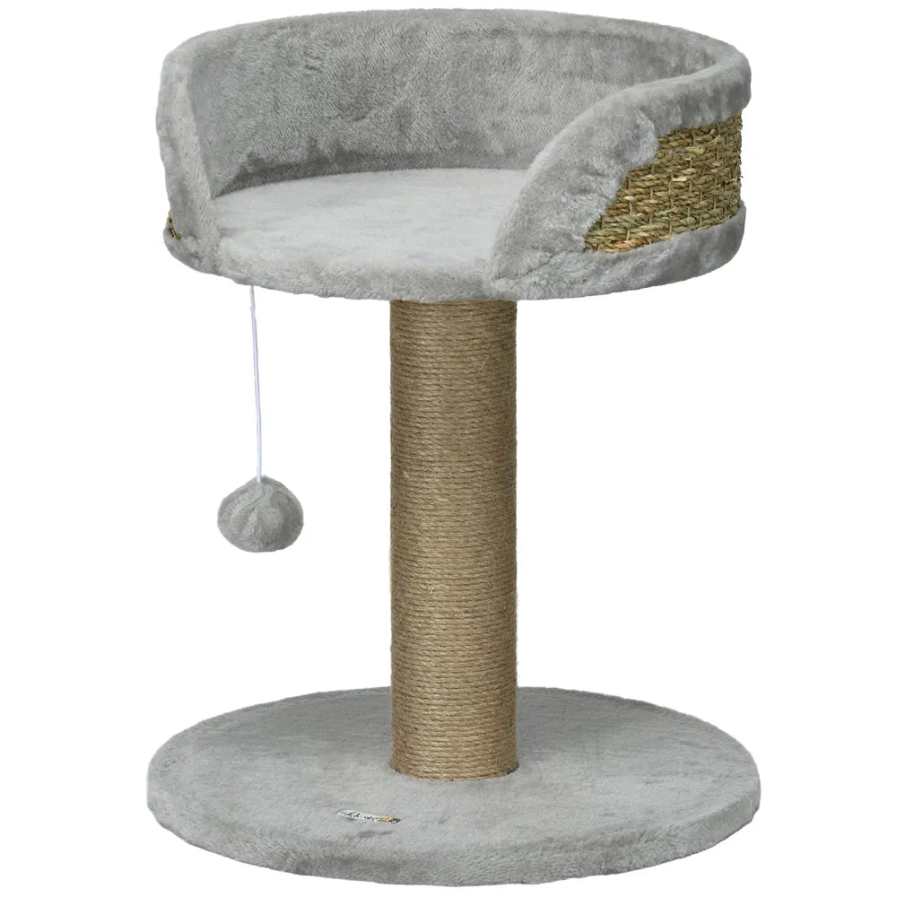 Cat Tree with Scratching Post and Perch for Indoor Cats – Grey