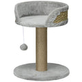Cat Tree with Scratching Post and Perch for Indoor Cats – Grey