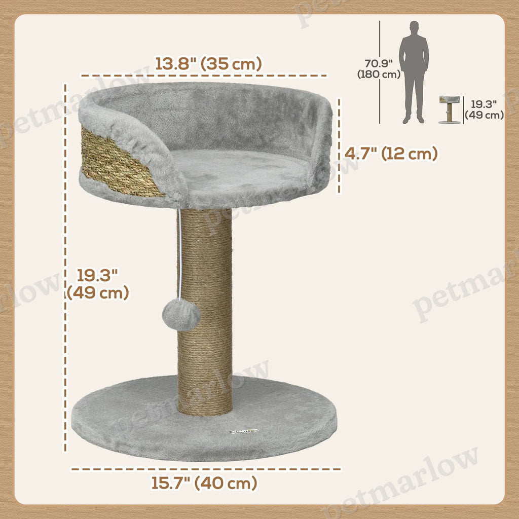 Cat Tree with Scratching Post and Perch for Indoor Cats – view 6