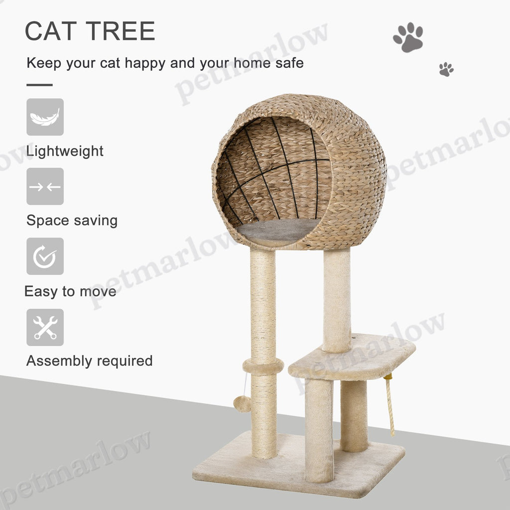 Cat Tree with Scratching Post and Condo – view 3