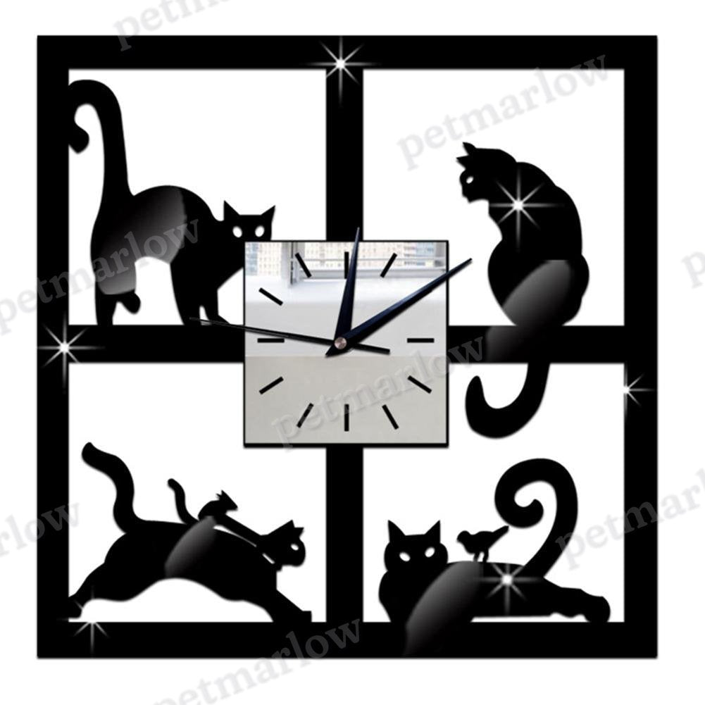 Cat Wall Clock – view 2