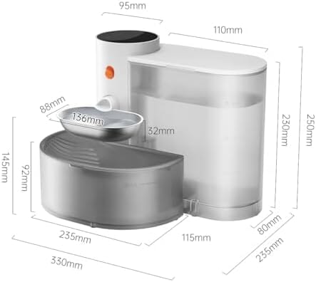 Cat Water Dispenser - Stainless Steel Water Bowl – view 9