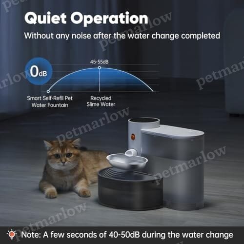 Cat Water Dispenser - Stainless Steel Water Bowl – view 4
