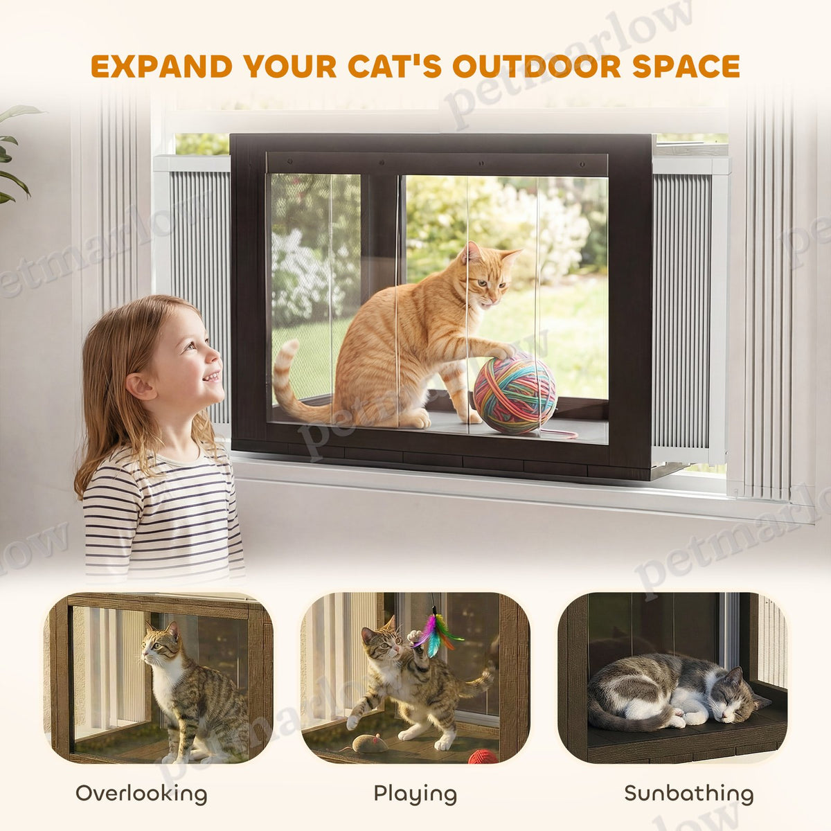 Catio Outdoor Cat Enclosure for Safe Sunbathing and Napping – view 6