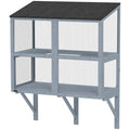 Catio Outdoor Cat Enclosure with Waterproof Roof – Gray / 1100x600x180 mm